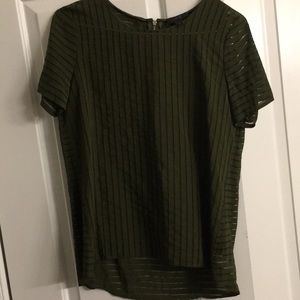 JCrew Top - beautiful zipper detail in back
